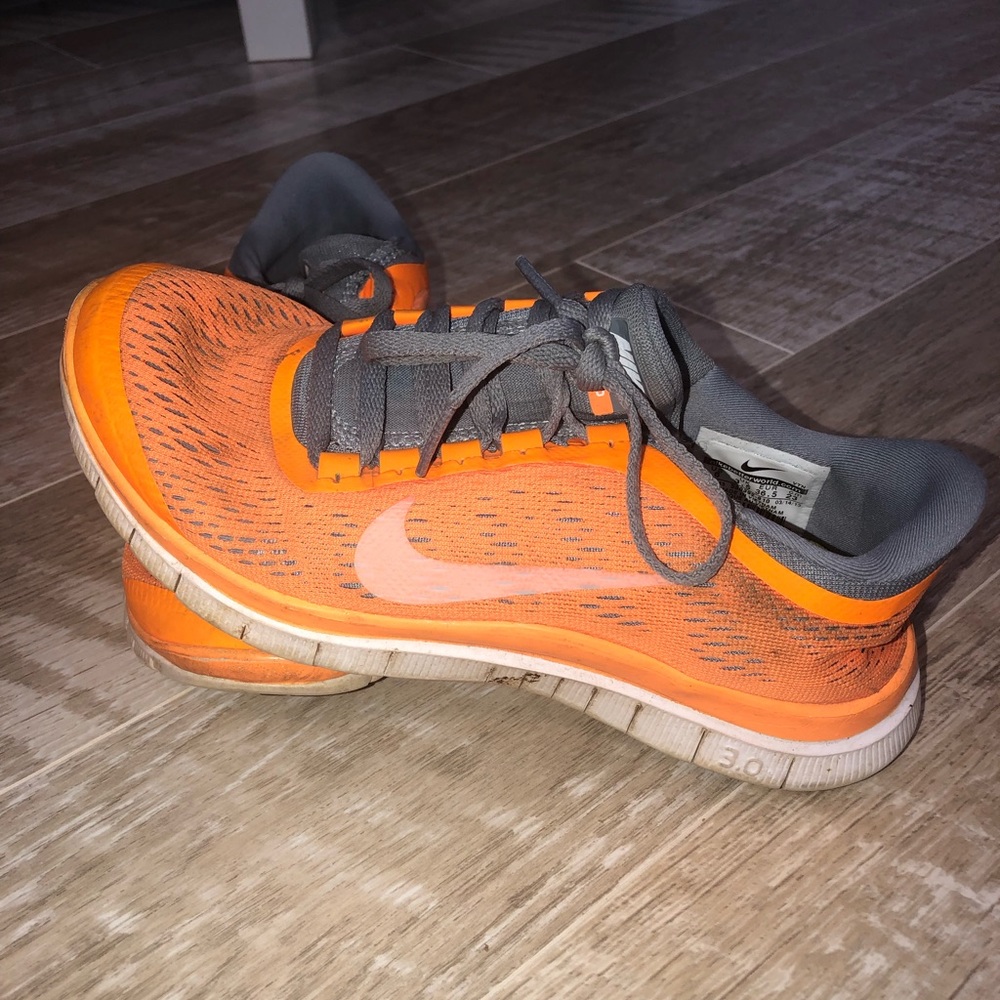 Neon Orange Nike’s